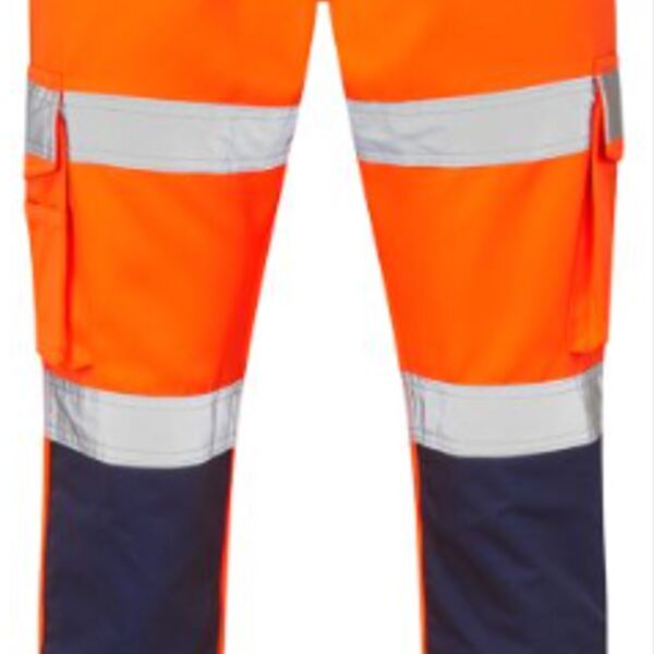 SHV-40S891 - Class 2 Hi-Vis Orange Combat Trousers Thumbnail